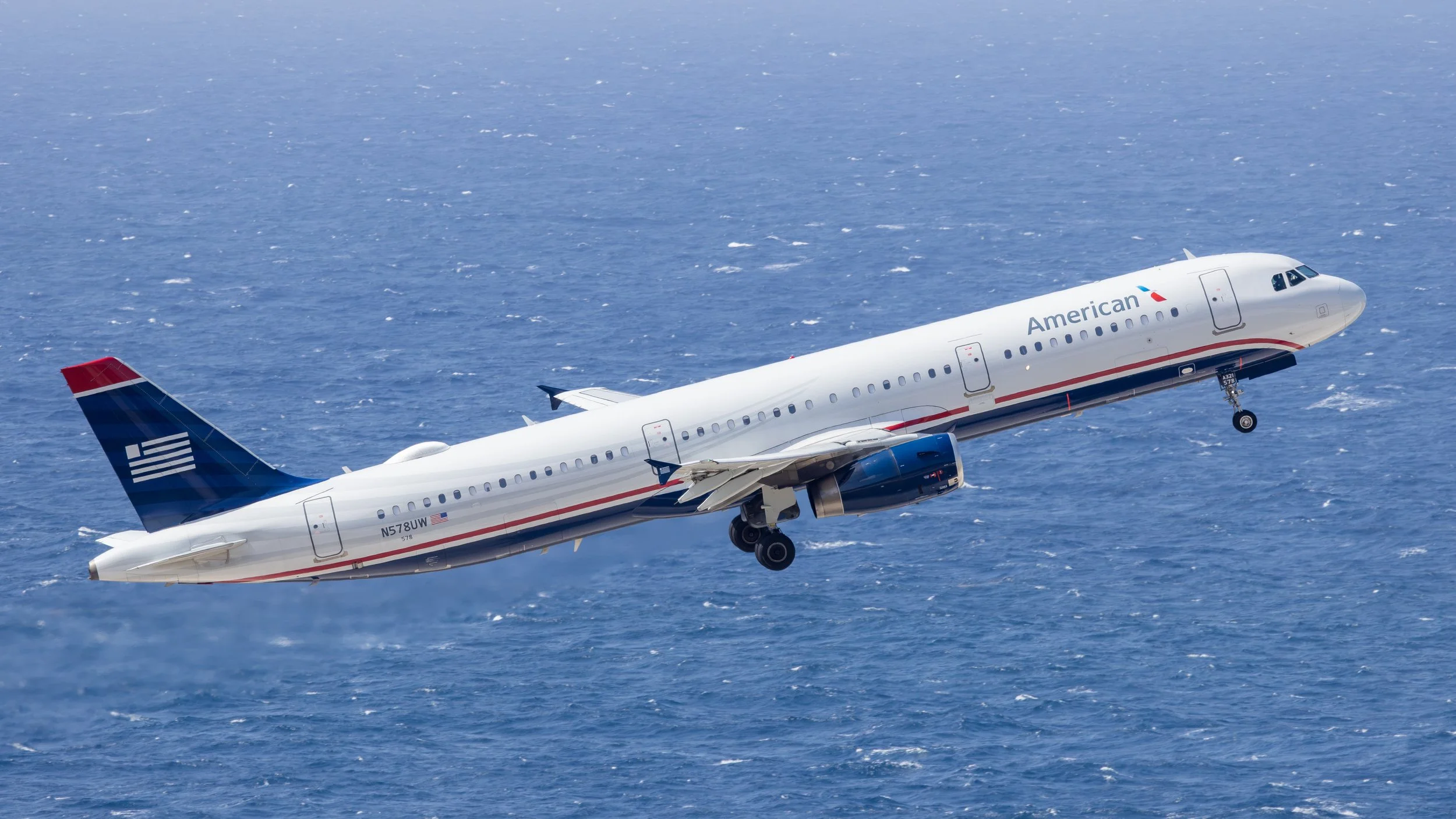 American Airlines A321-231 N578UW US Airways Heritage Livery at